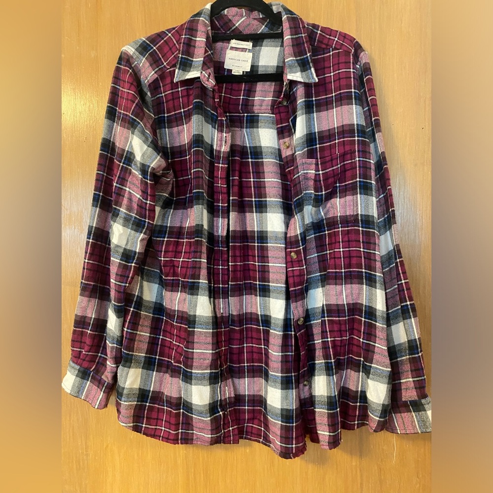 Vintage American eagle boyfriend fit flannel